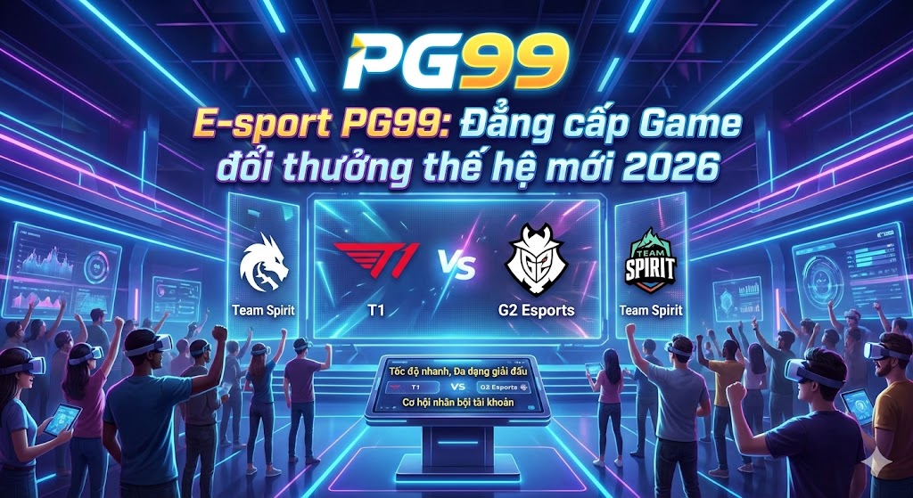E-sport PG99 - Đẳng cấp Game đổi thưởng thế hệ mới 2026